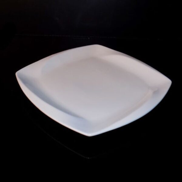 25.4cm / 10" Square Plate (Vitrified) (2pcs) @ £4.80 + vat each