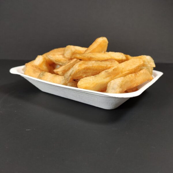 Bagasse Food Tray (Small) - (500pcs) - Image 3