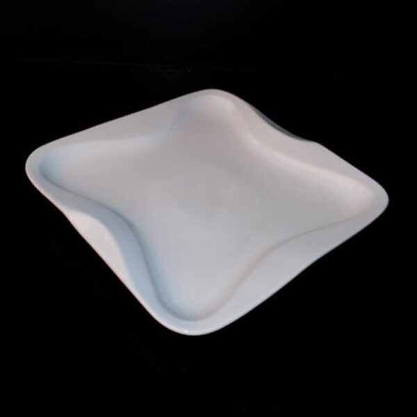 20.3cm / 8" Square Cross Plate (Vitrified)