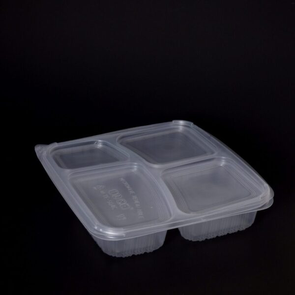 995ml 4 Compartment Square Container (140ML/250ML/245ML/245ML) (200 sets) - Image 4