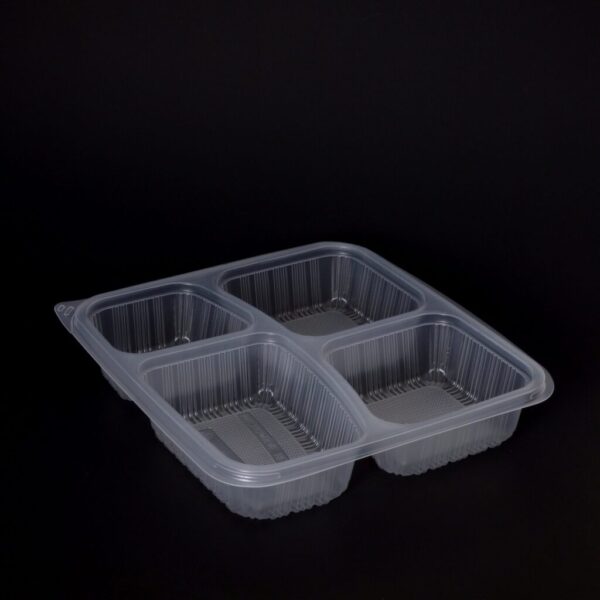 995ml 4 Compartment Square Container (140ML/250ML/245ML/245ML) (200 sets) - Image 2