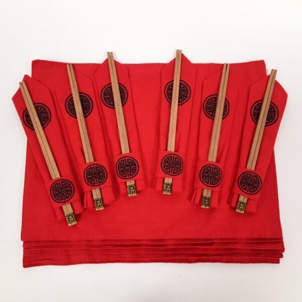 Linen Placemat set for Six, Deluxe