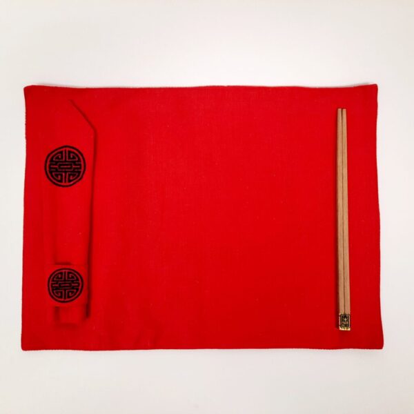 Linen Placemat set for Six, Deluxe - Image 2