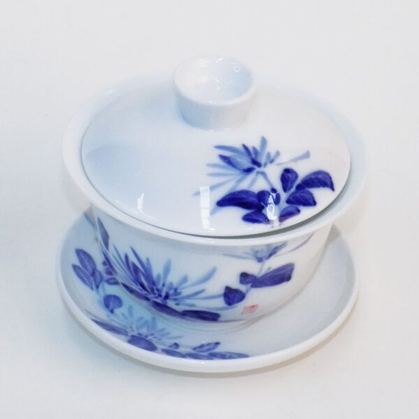 Gaiwan - Blue Flowers (Med)