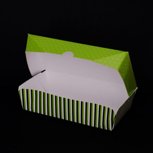 'Go Green' Paper Food Container - 640cc/20oz - (300pcs) - Image 3