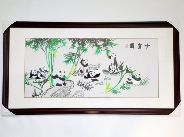 Pandas and Bamboo 十寶圖
