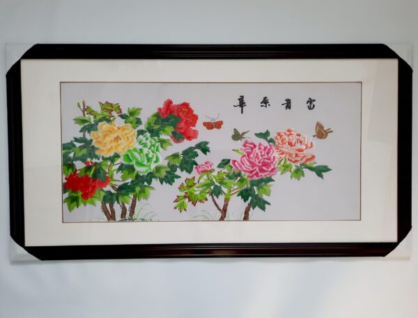 Blossom Flowers and Butterflies 富貴榮華