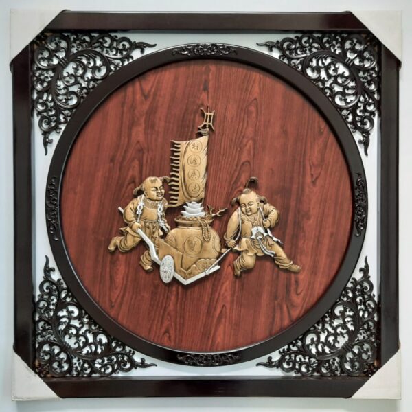 2D Picture with Decorative Frame 財源廣進