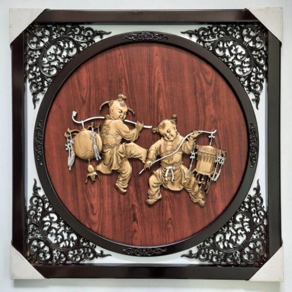 2D Picture with Decorative Frame 福星高照