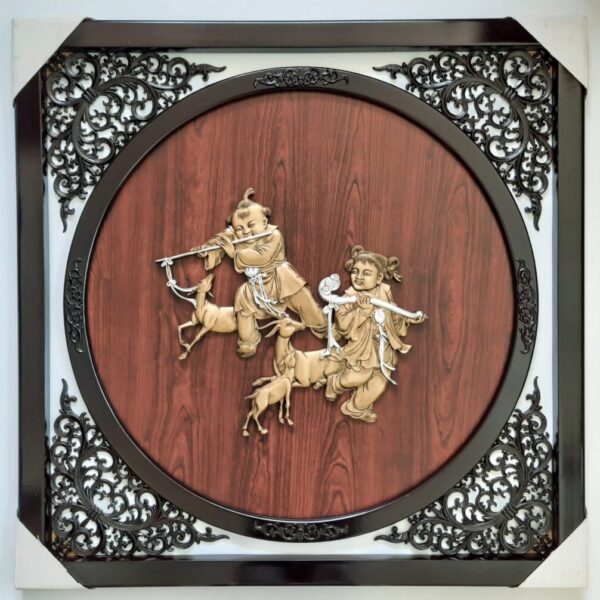 2D Picture with Decorative Frame 吉祥如意