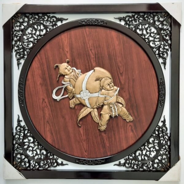 2D Picture with Decorative Frame 益壽延年