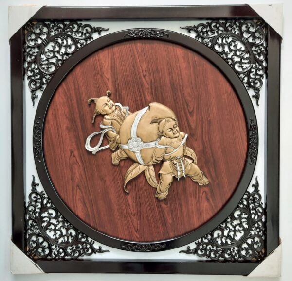 2D Picture with Decorative Frame 益壽延年