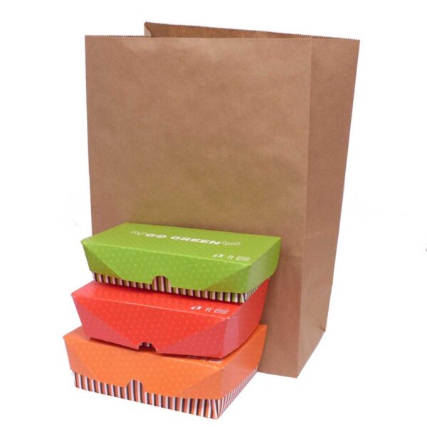 Premium Large Paper Carrier Bag - No Handle (250 sets) @ 9.2p + vat each - Image 2