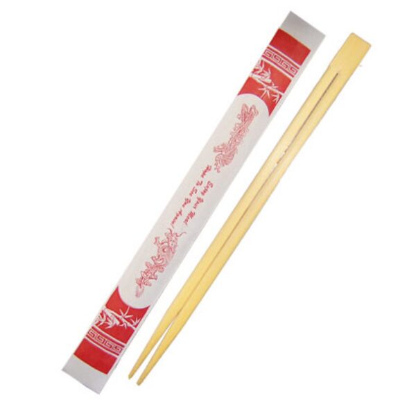 Disposable (RED print) Bamboo Chopsticks (23cm) 50x20/ctn