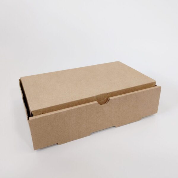 Premium Kraft paper meal box small (100pcs) - Image 5