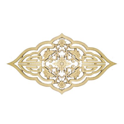 Gold Plastic Decoration