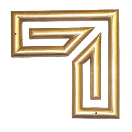 Gold Plastic Decoration