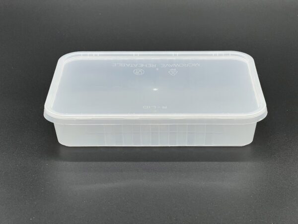 500cc Premium Plastic Rectangular Container, (250 sets) - Image 3