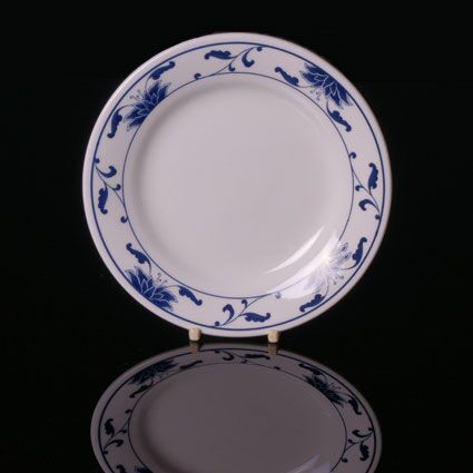 Cameo Blue Round Rimmed Plate (23.5cm / 9.25") (24pcs) @ £3.15 + vat each