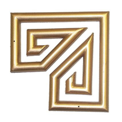 Gold Plastic Decoration