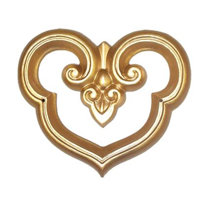 Gold Plastic Decoration