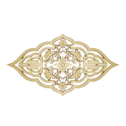 Gold Plastic Decoration