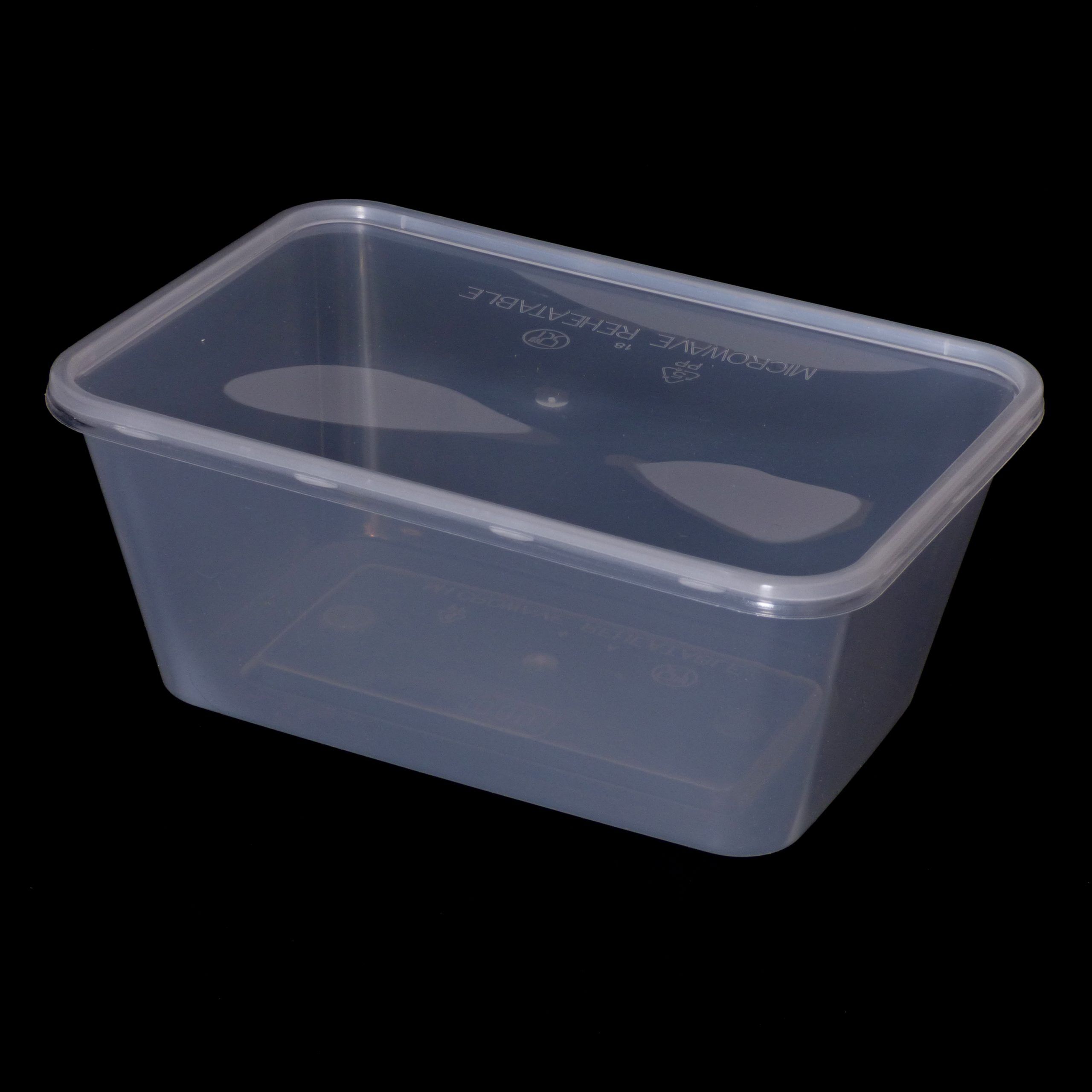 1000cc Rectangular Food Container (250 sets)