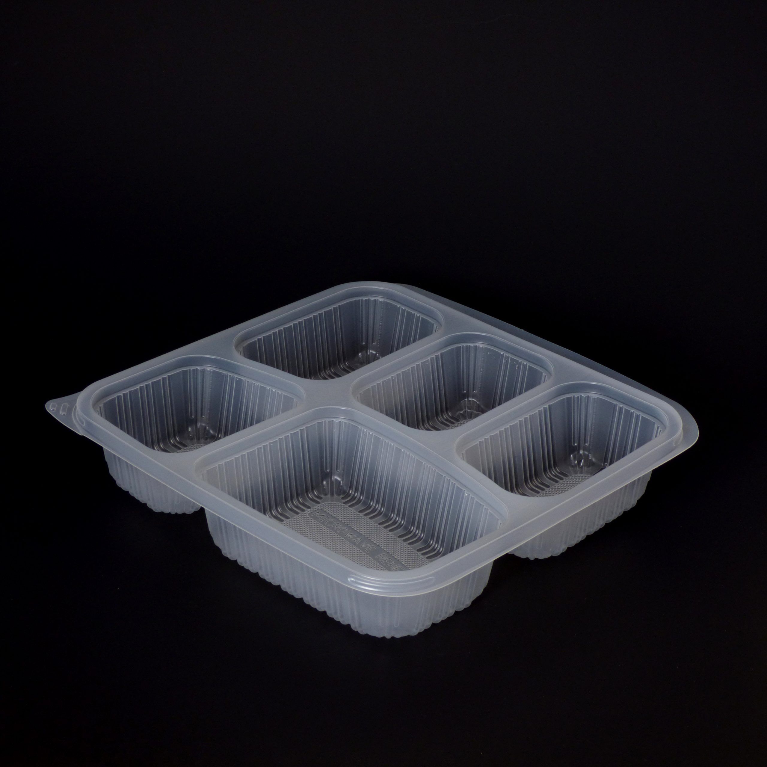 1000ml 5 Compartment Square Food Container (170ML/340ML/170ML/150ML/170ML) (200 sets) - Image 3