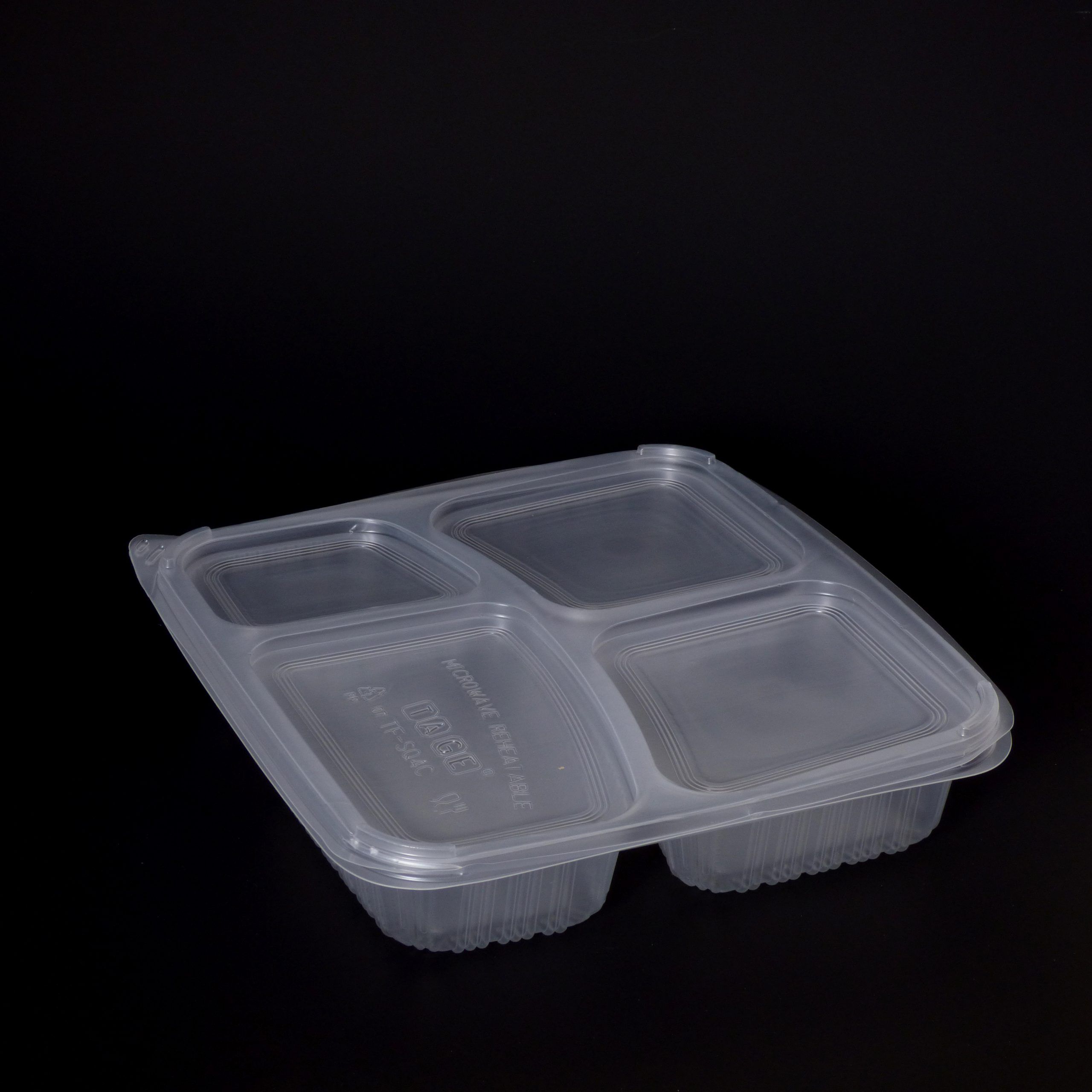 995ml 4 Compartment Square Container (140ML/250ML/245ML/245ML) (200 sets) - Image 4