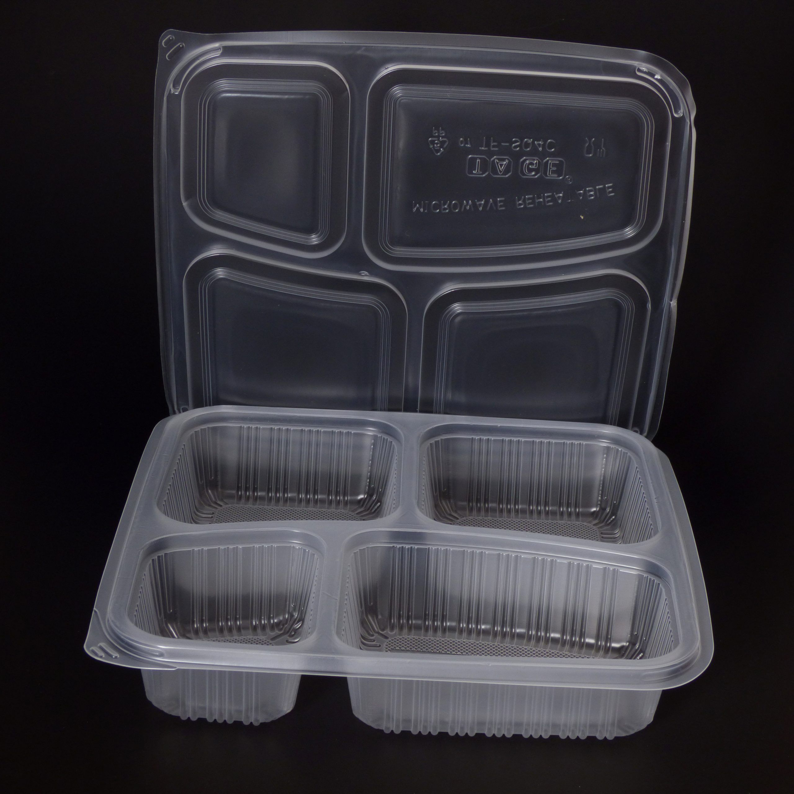995ml 4 Compartment Square Container (140ML/250ML/245ML/245ML) (200 sets) - Image 3