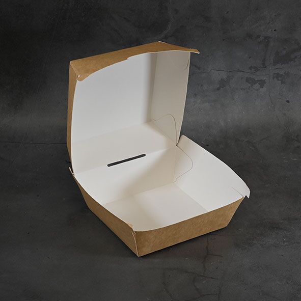 Disposable Kraft Burger Box (500 sets) - Image 5