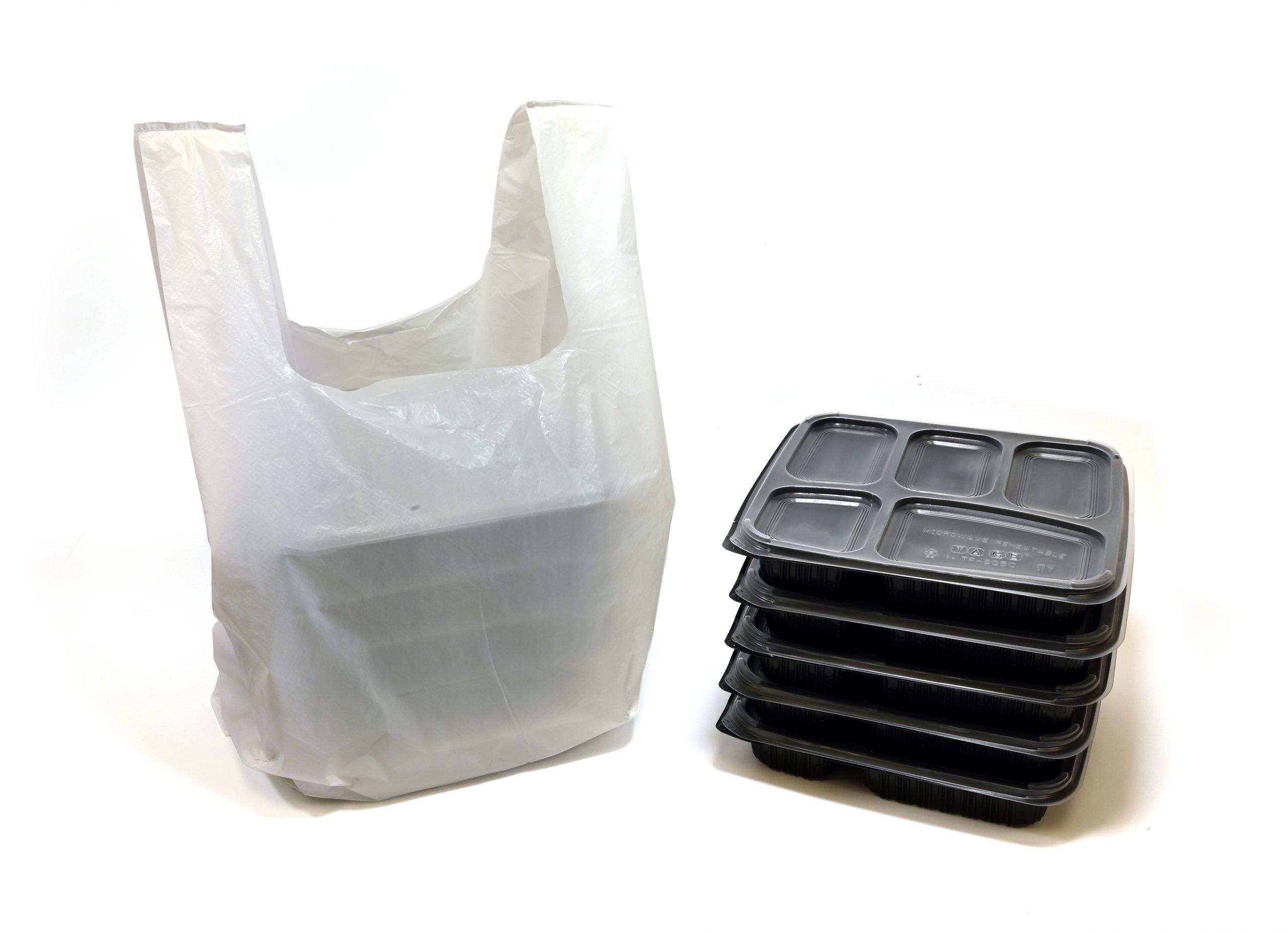 Jumbo White Vest Plastic Carrier Bag (1000pcs) - Image 2