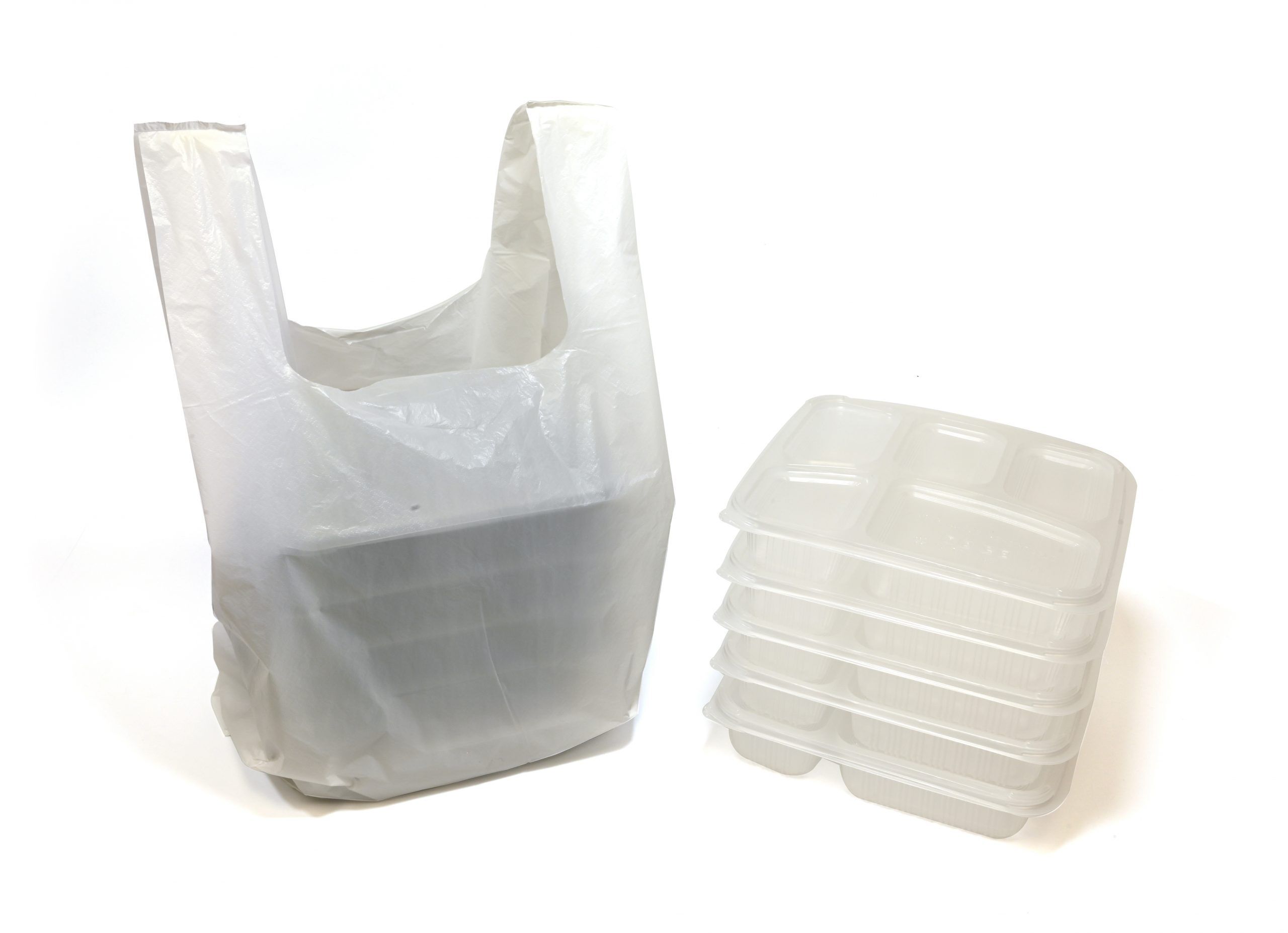 Jumbo White Vest Plastic Carrier Bag (1000pcs)