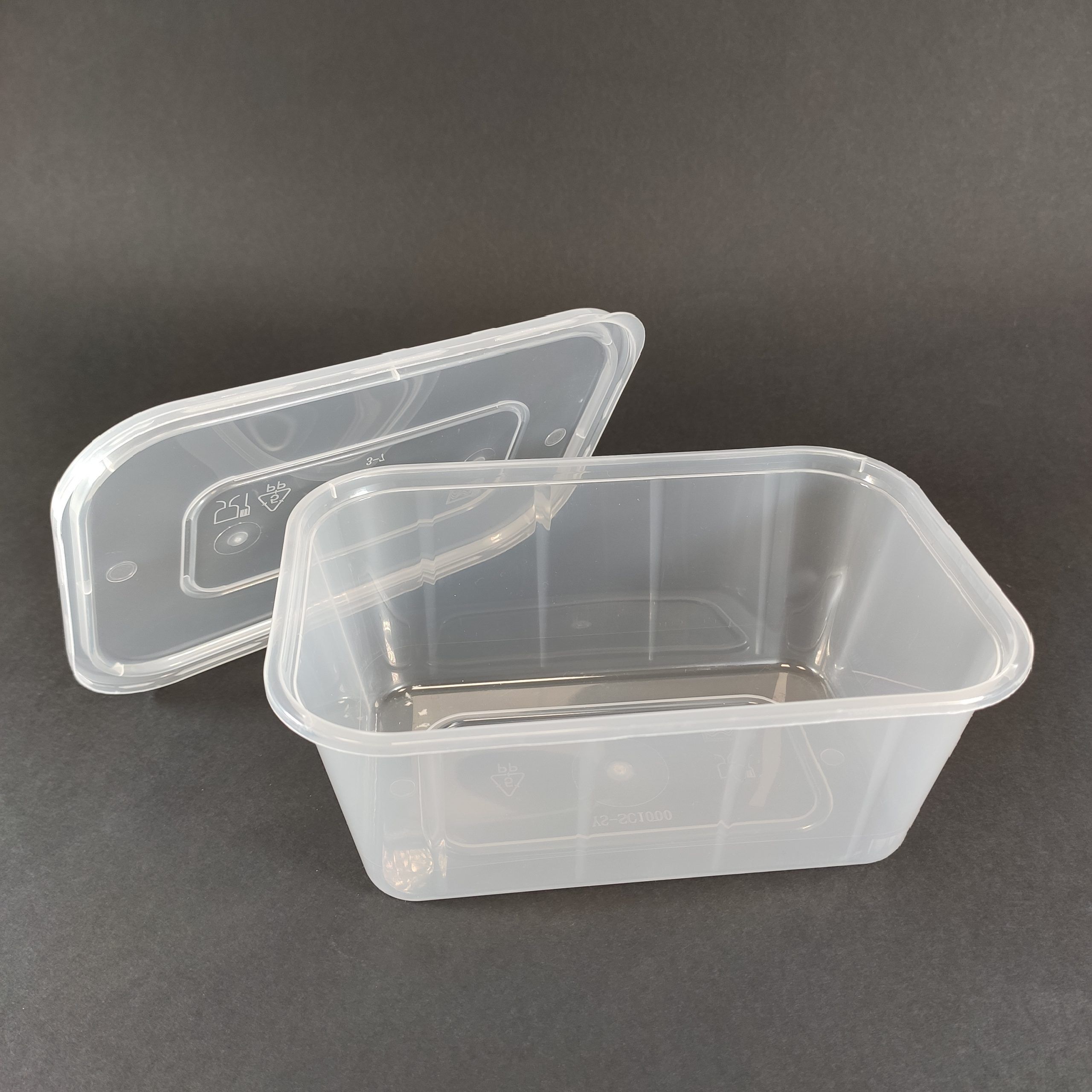 1000cc plastic food container (Economy) (250 sets) - Image 3