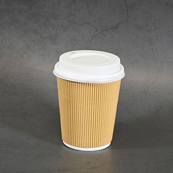 Kraft Double Wall Disposable Coffee Cup ( Lids sold Separately ) - Image 4