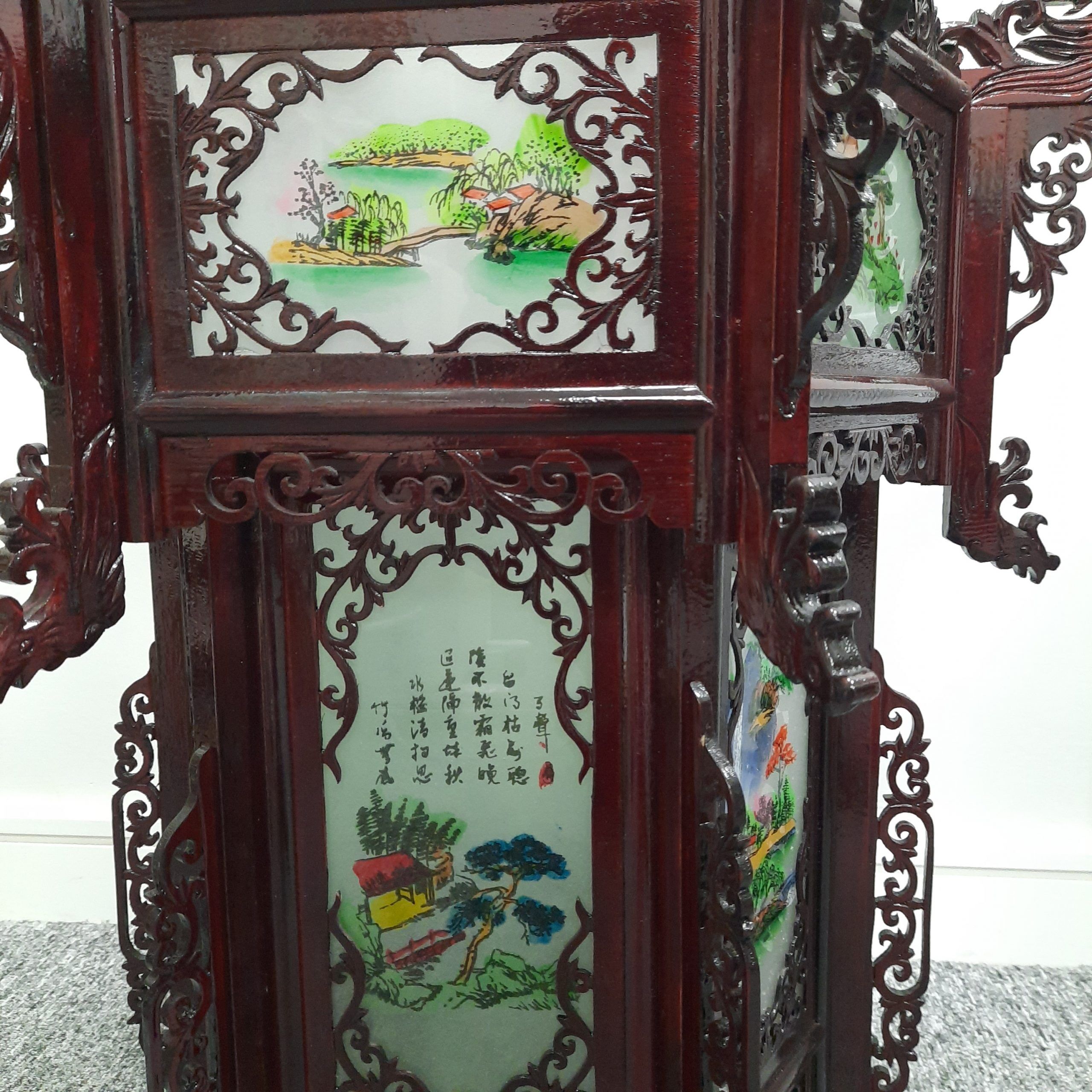 Hexagon Hanging Lantern (Pair) - Image 5