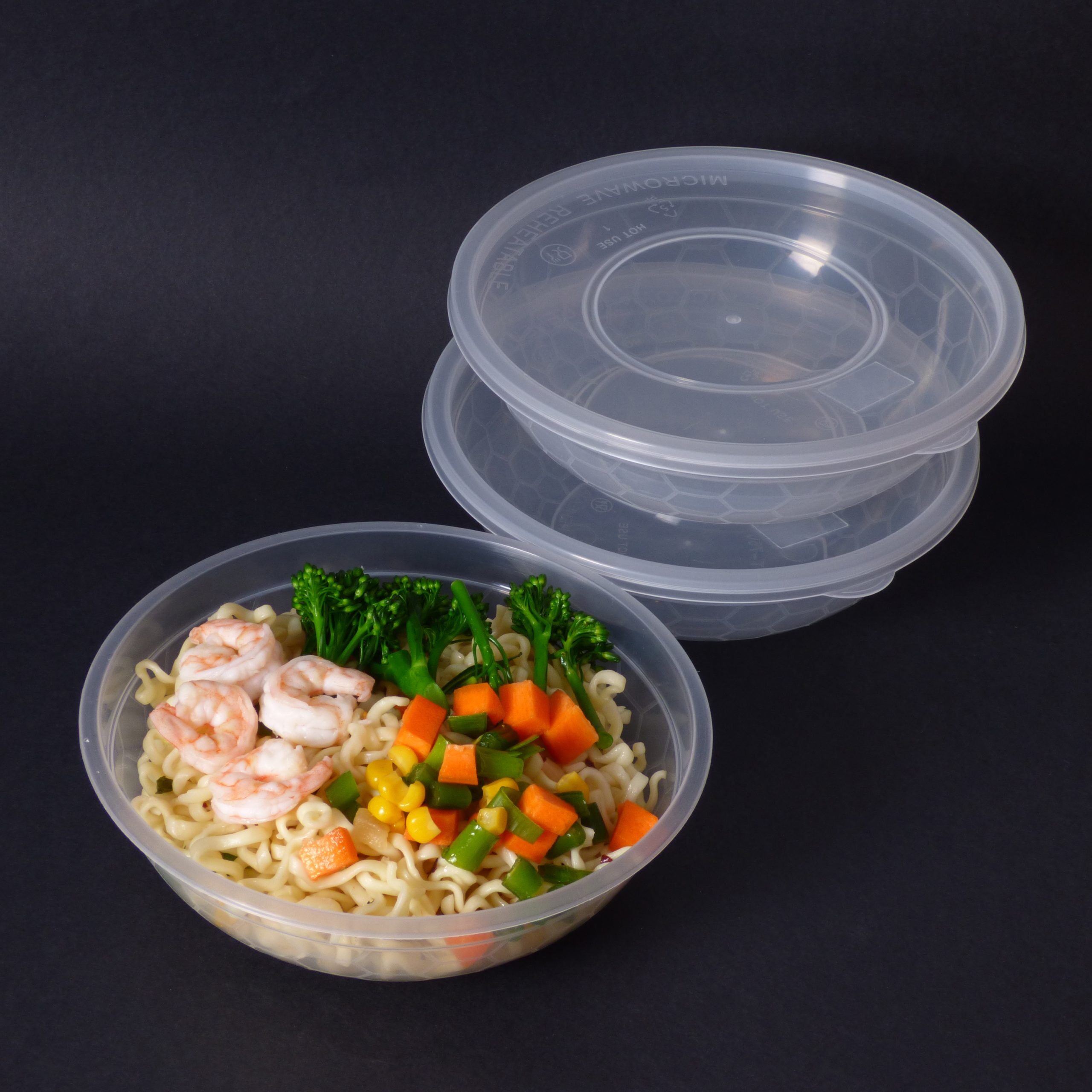 750cc Round Food Container (150 sets) - Image 2
