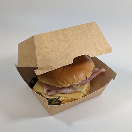 Disposable Kraft Burger Box (500 sets) - Image 3