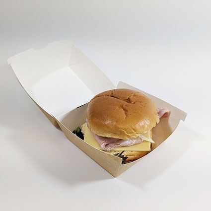 Disposable Kraft Burger Box (500 sets) - Image 2