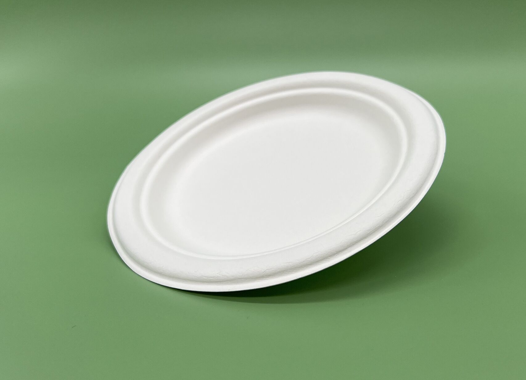 Bagasse 7"/18 cm Round Plate - 500 pcs/ctn - Image 2