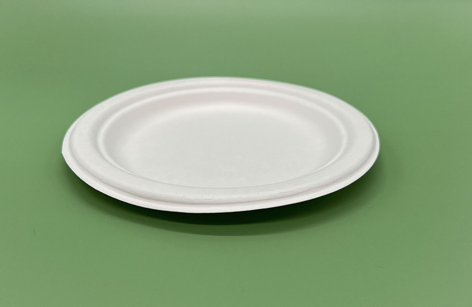 Bagasse 7"/18 cm Round Plate - 500 pcs/ctn