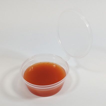 (2oz) Sauce Cup with Lid Attached (1000 sets) - Image 3