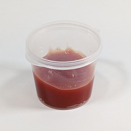 30ml (1oz) Sauce Cup with Lid Attached (1000 sets) - Image 4