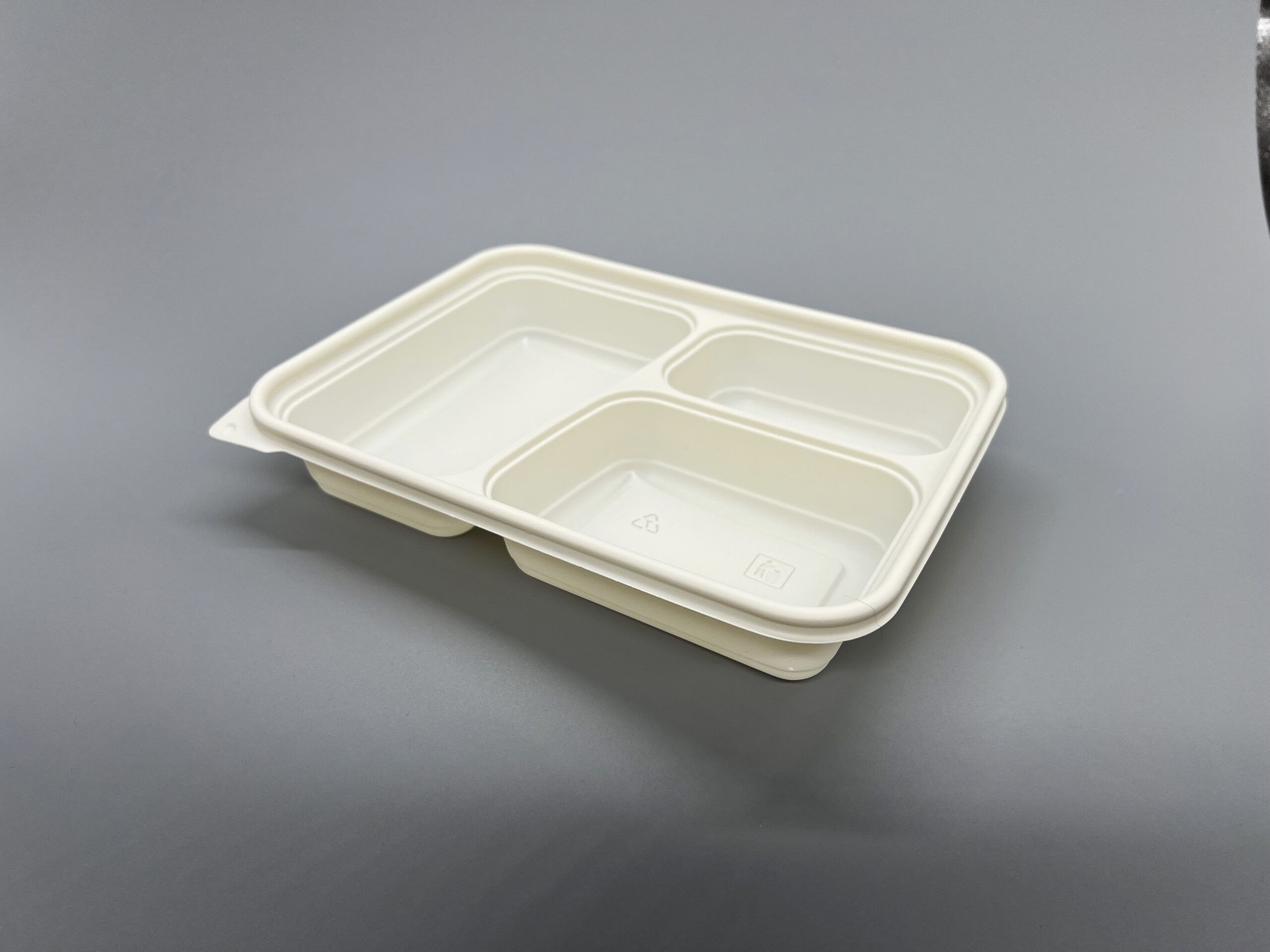 900ml 3 Compartment (Cornstarch) Food Container (160sets) - Image 2