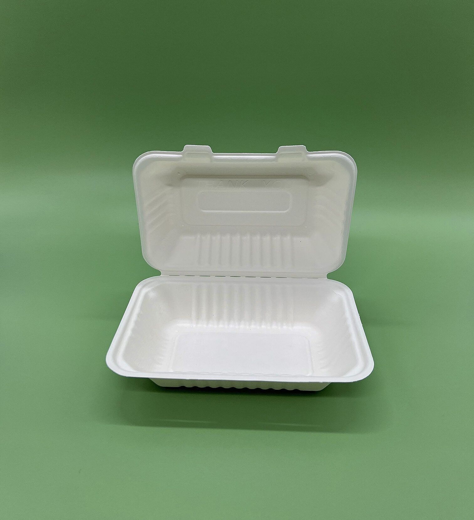Bagasse Hinged Food Container 1000ml - Image 2