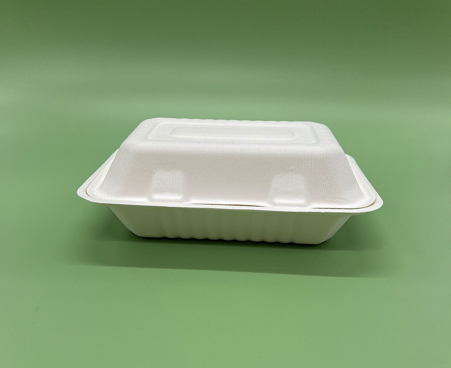 Bagasse Hinged Food Container 1000ml - Image 4
