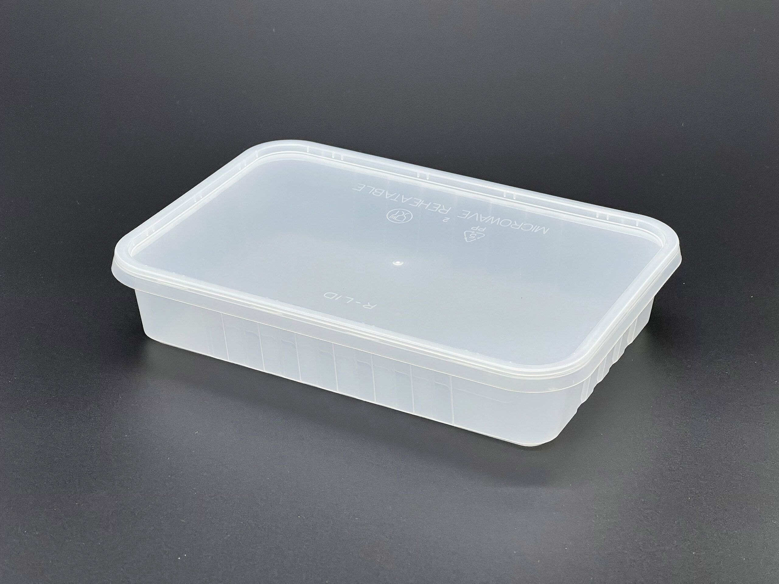500cc Premium Plastic Rectangular Container, (250 sets) - Image 4