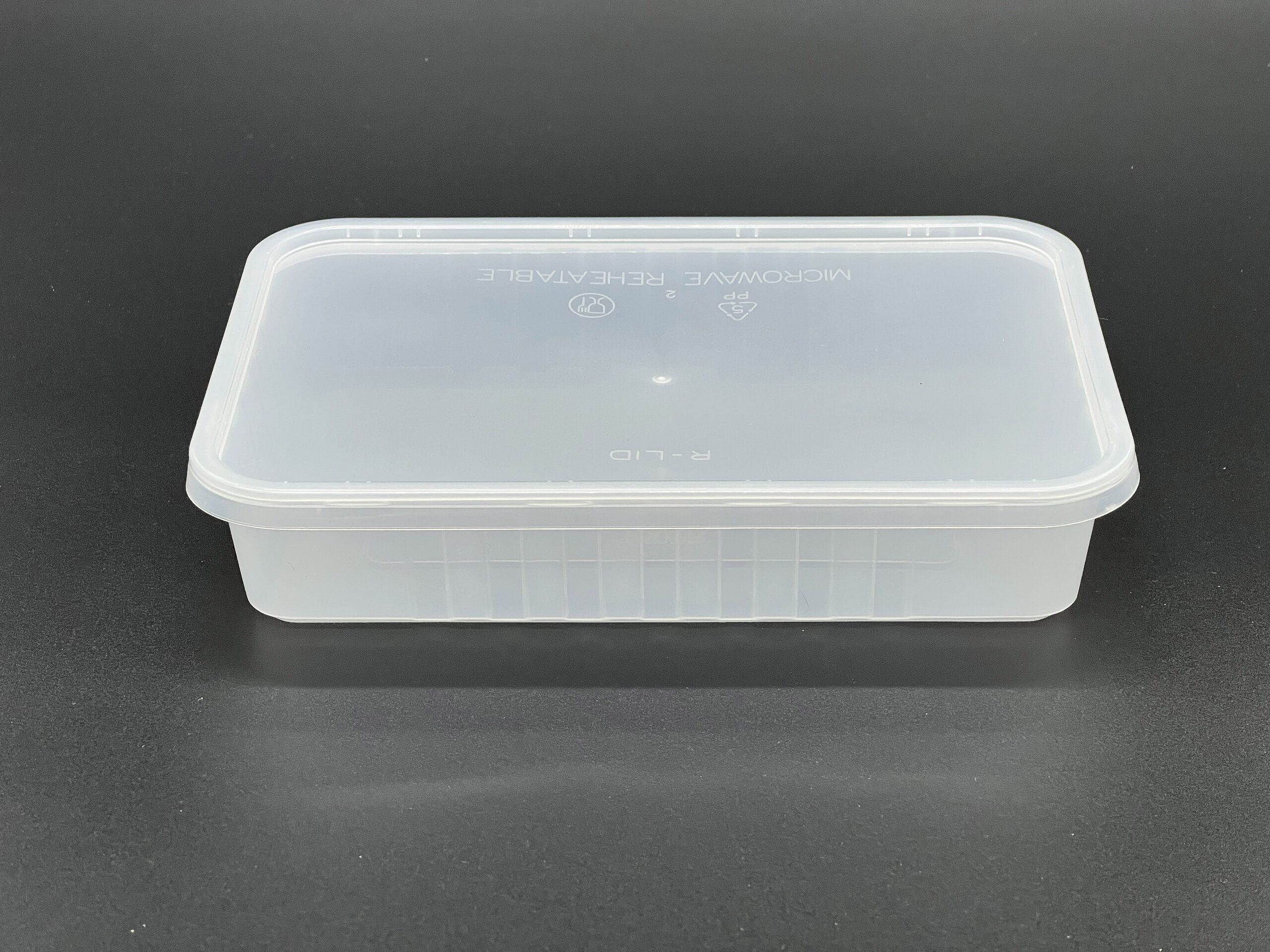 500cc Premium Plastic Rectangular Container, (250 sets) - Image 3