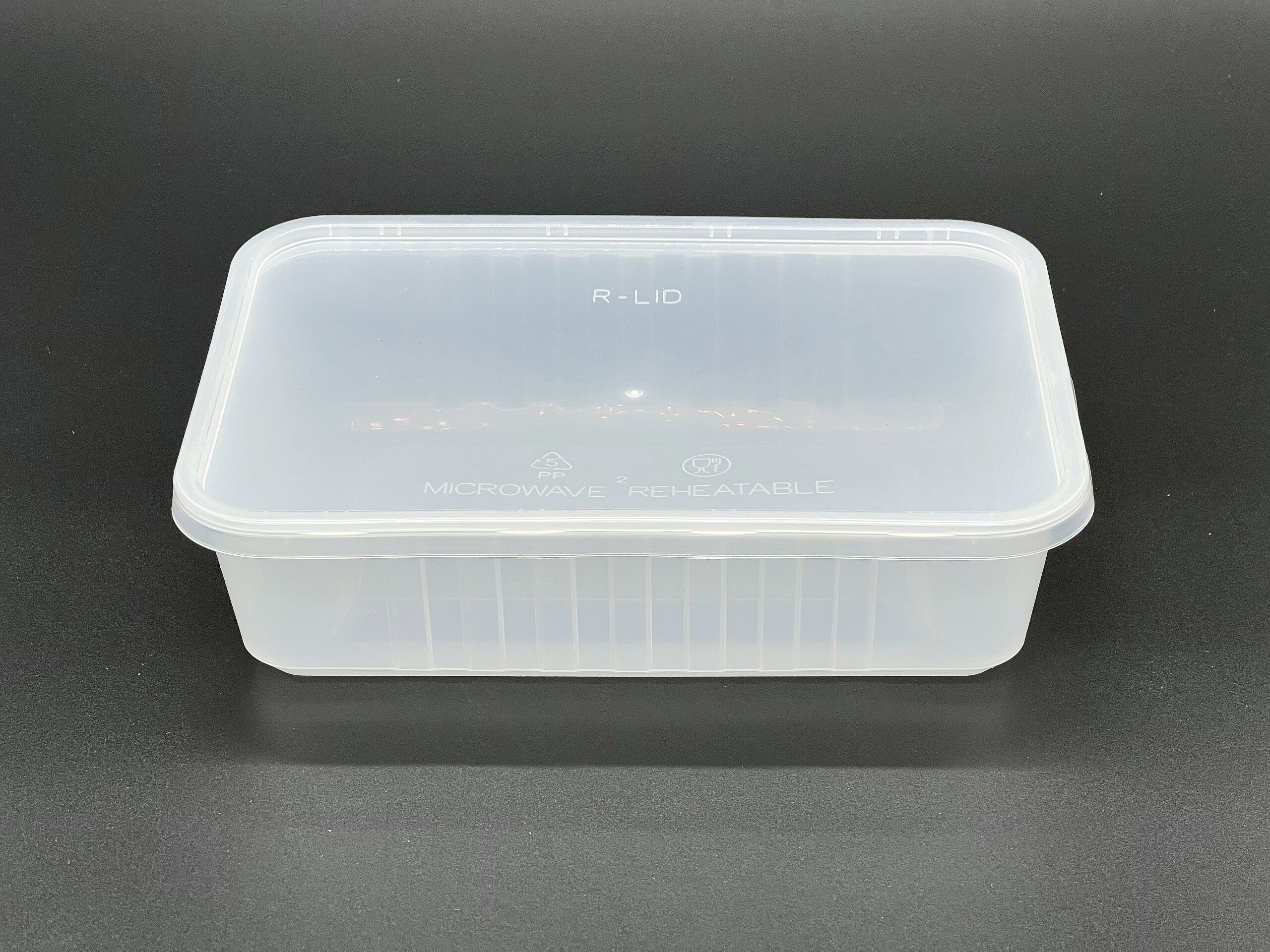 680cc Premium Plastic Rectangular Container, (250 sets) - Image 3