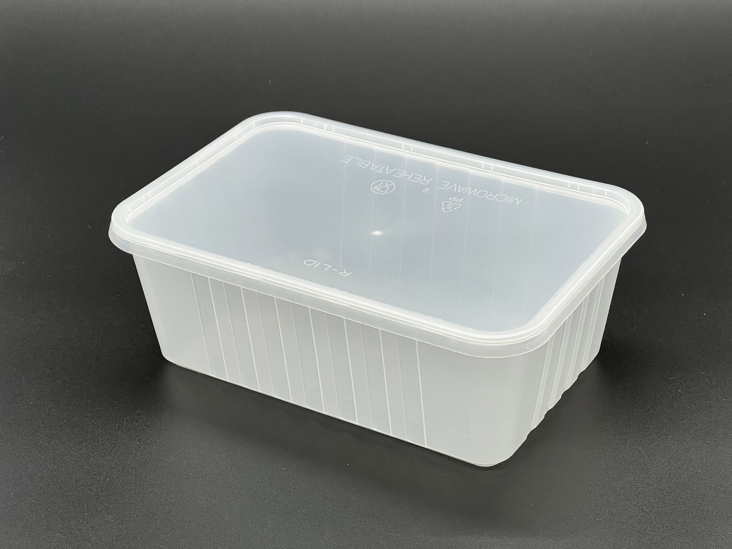 1000cc Premium Plastic Rectangular Container, (250 sets) - Image 3
